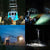 Dc 10 - 30V 18W 2300Lm 6500K Waterproof Vehicle Car Boat Marine 60 Degrees Adjustable External Work Flood Lights With 6 Intense Cree Led Lights White Light
