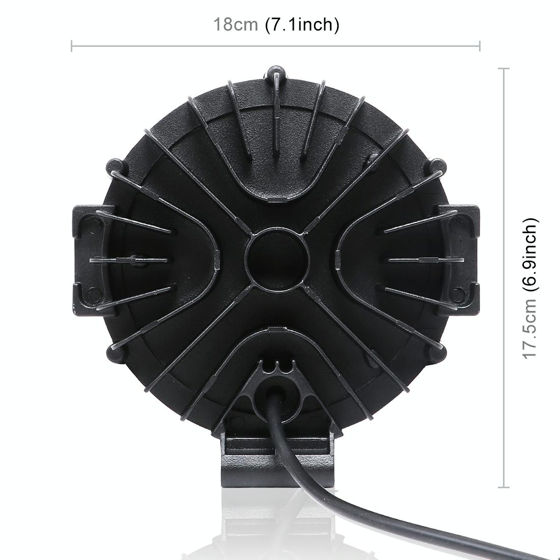 2 Pcs 3500Lm 6500K White Light 17 Led Waterproof Car Boat Marine Work Lights Spotlight Led Bulbs 30 Degrees Adjustable Dc 10 - 30V - Red