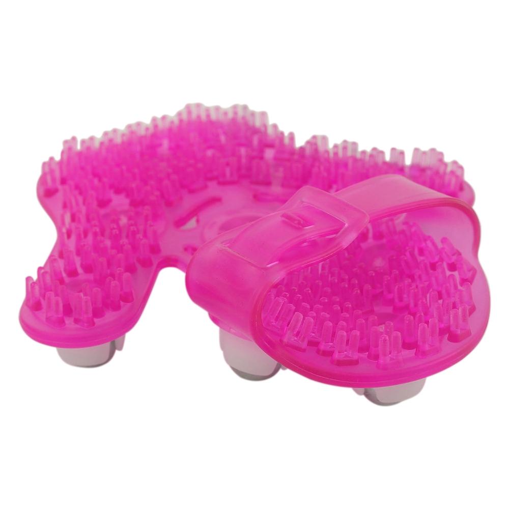 Handheld Meridian Massager Thickened Palm Design - Magenta