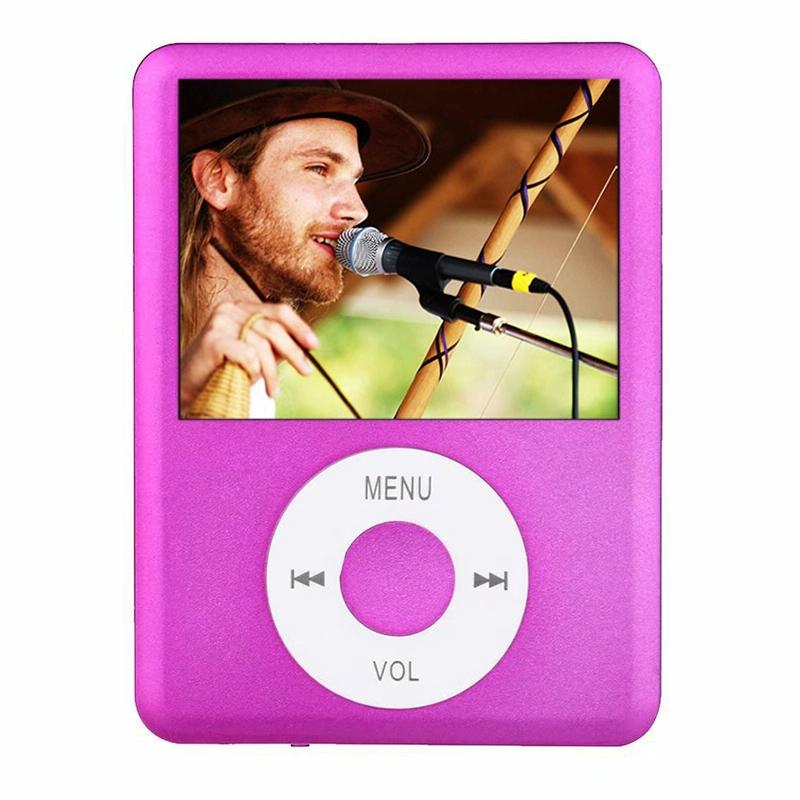 1.8 Inch Tft Mp4 Player W / Tf Slot Recorder Fm E Book &amp; Calendar - Magenta