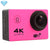 170 Degree Wide Angle Wifi Action Camera with Waterproof Case - Supports 64gb Micro Sd - Magenta