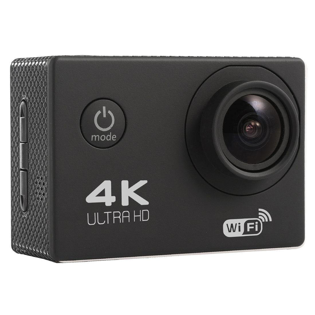170 Degree Wide Angle Wifi Action Camera with Waterproof Case - Supports 64gb Micro Sd - Magenta