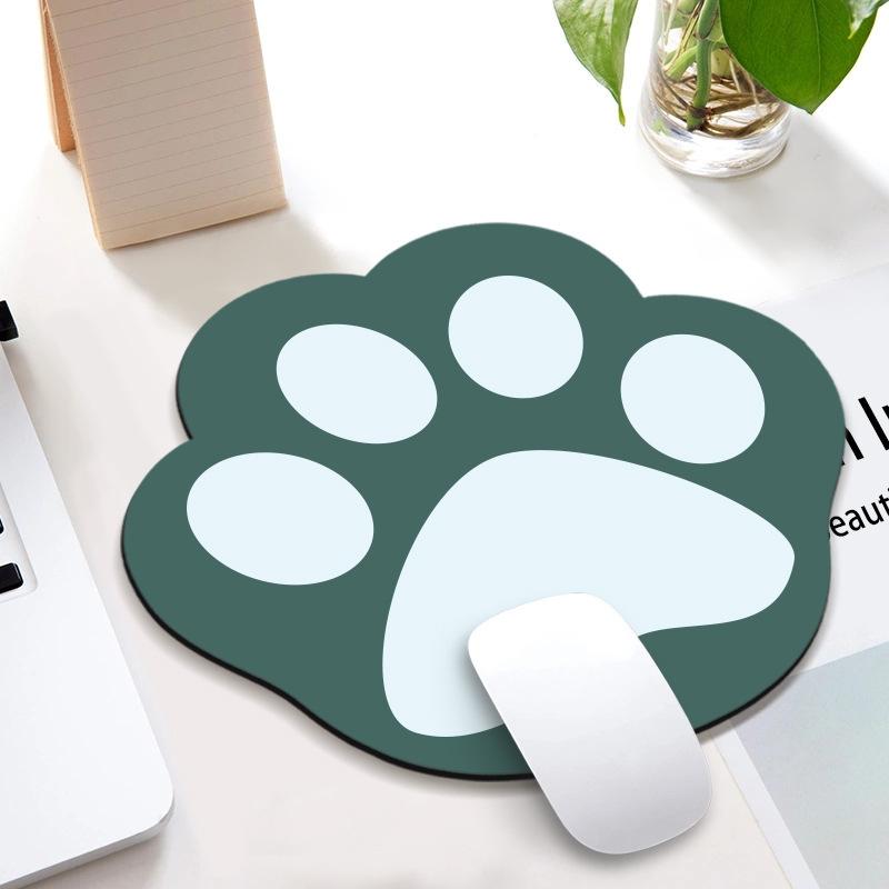 3 Piece Cute Cartoon Cat Claw Mouse Pad Set 280 X 250 X 3Mm - Ink Green