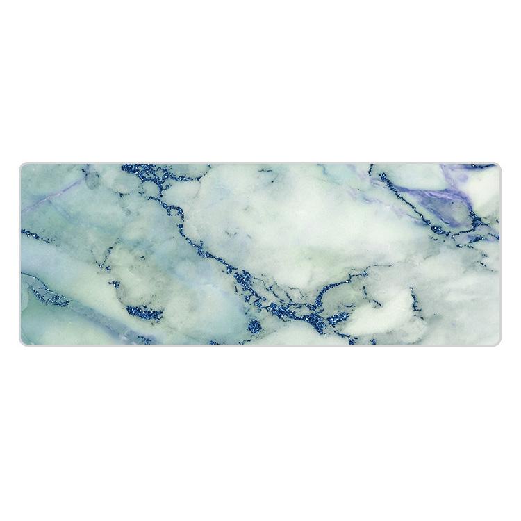 Sturdy Marbled Rubber Mouse Pad - Blue Crystal Marble