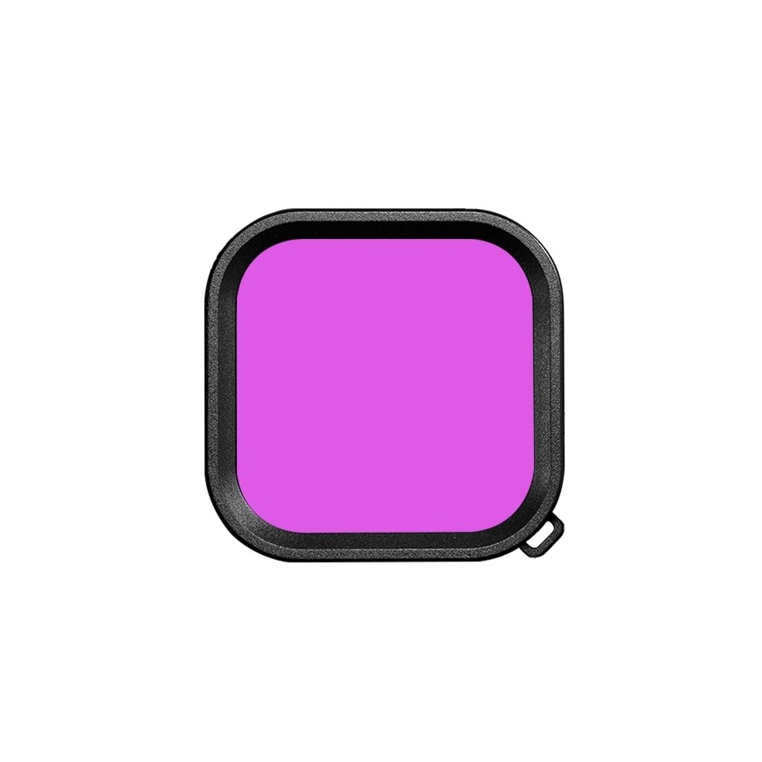 Square Diving Lens Filter for Gopro Hero 9 / 10 / 11 / 12 - Purple