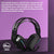 Wireless Rgb Gaming Headset With Light Speed - Purple