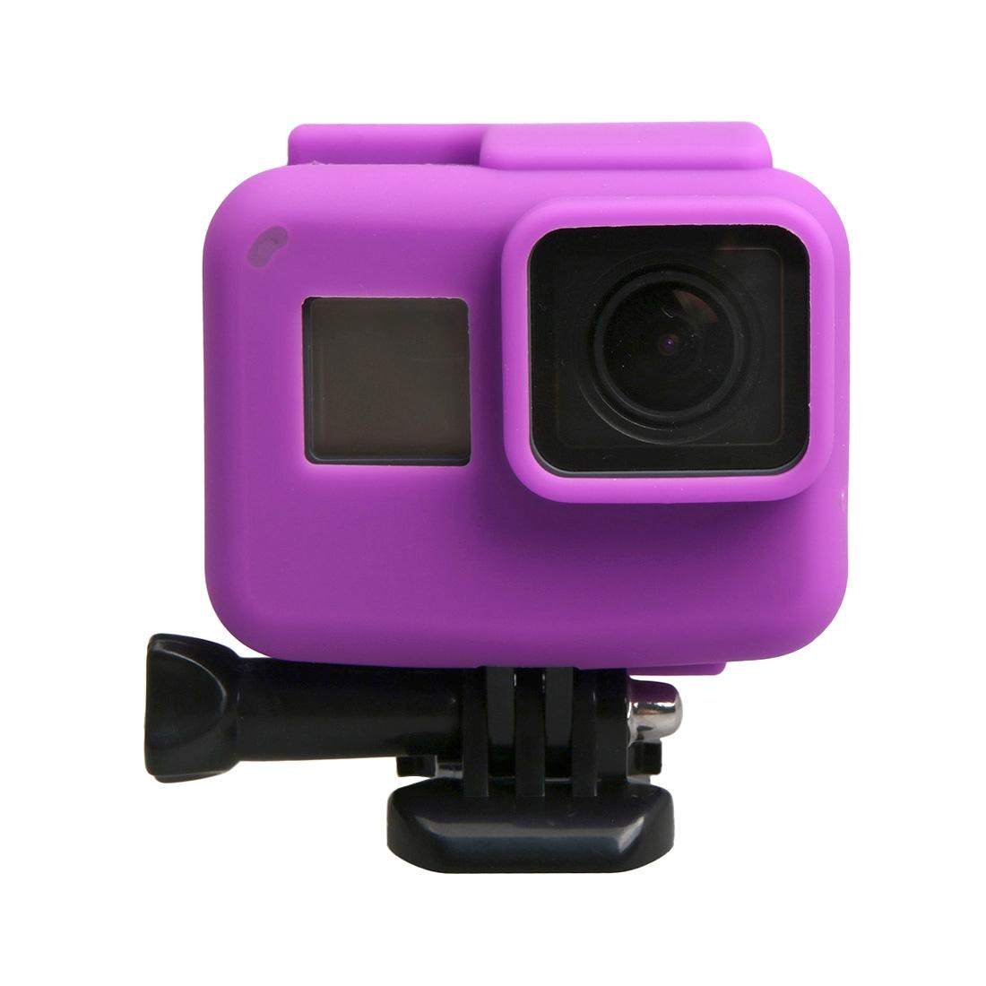 Silicone Border Frame Mount for Gopro Hero5 - Protective Cover - Purple