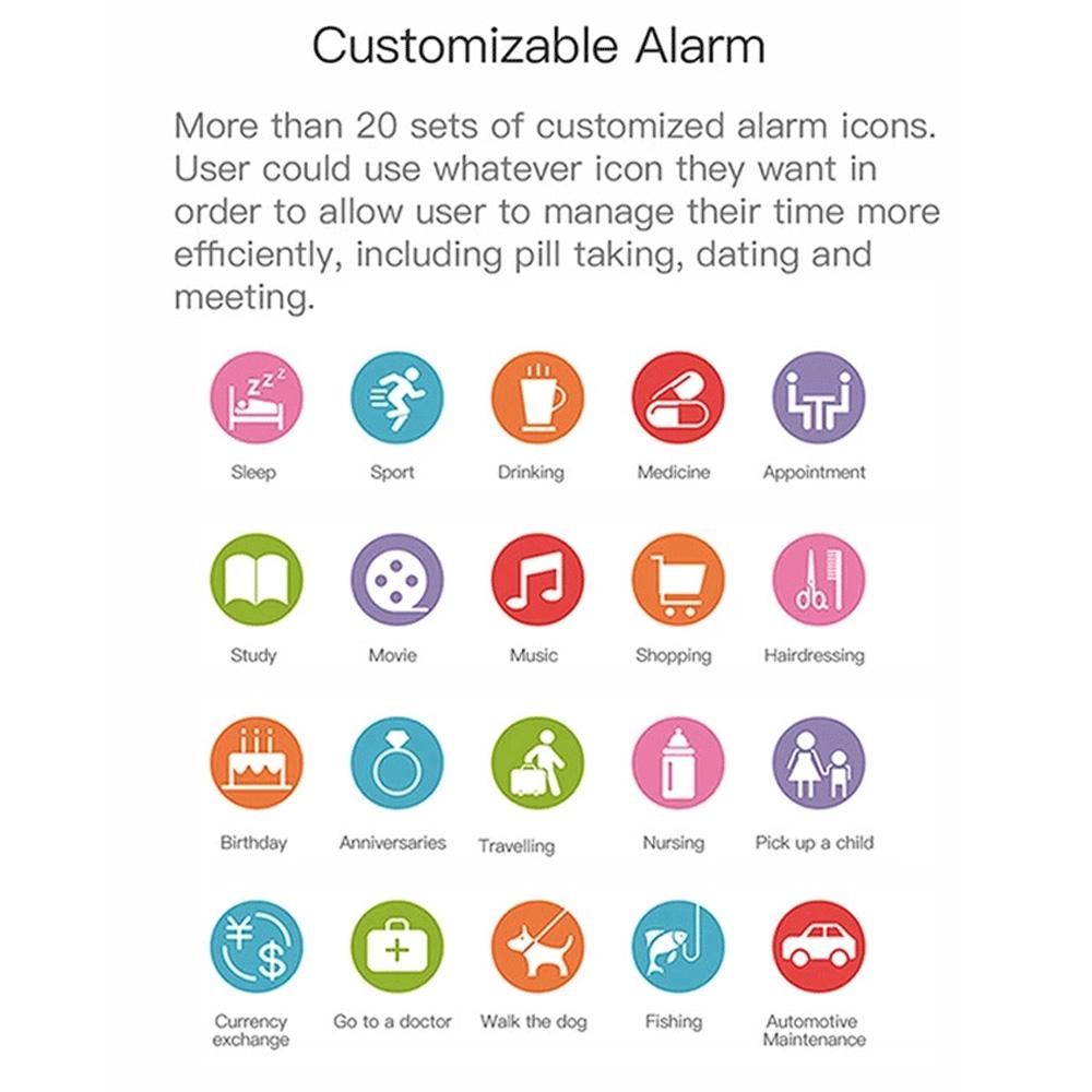 Waterproof Smart Bracelet With Call Heart Rate Bp Sleep And Sedentary Functions - Purple