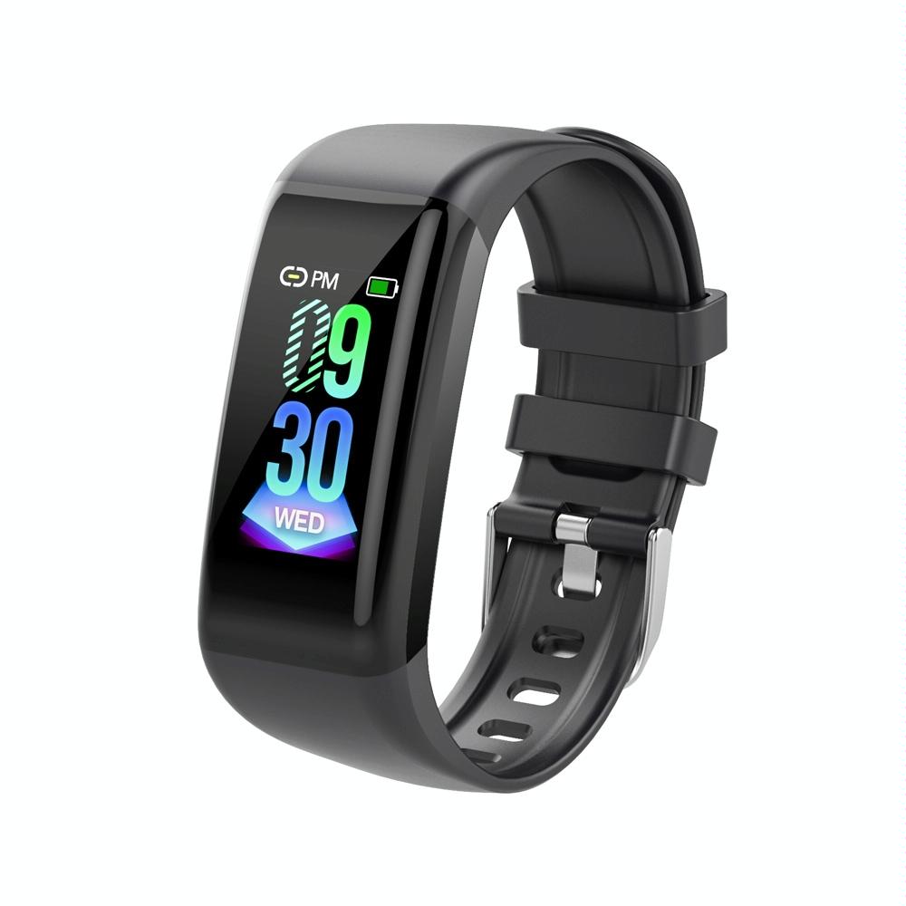 Waterproof Smart Bracelet With Call Heart Rate Bp Sleep And Sedentary Functions - Purple