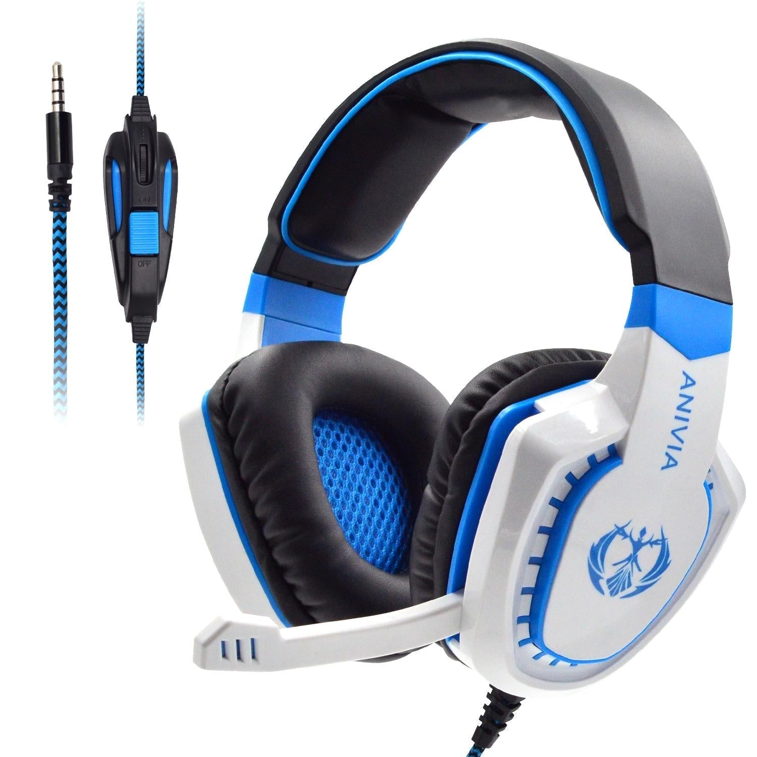 3.5Mm Noise-Canceling Gaming Headset With Retractable Mic 2M Cable - Black Purple