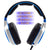 3.5Mm Noise-Canceling Gaming Headset With Retractable Mic 2M Cable - Black Purple