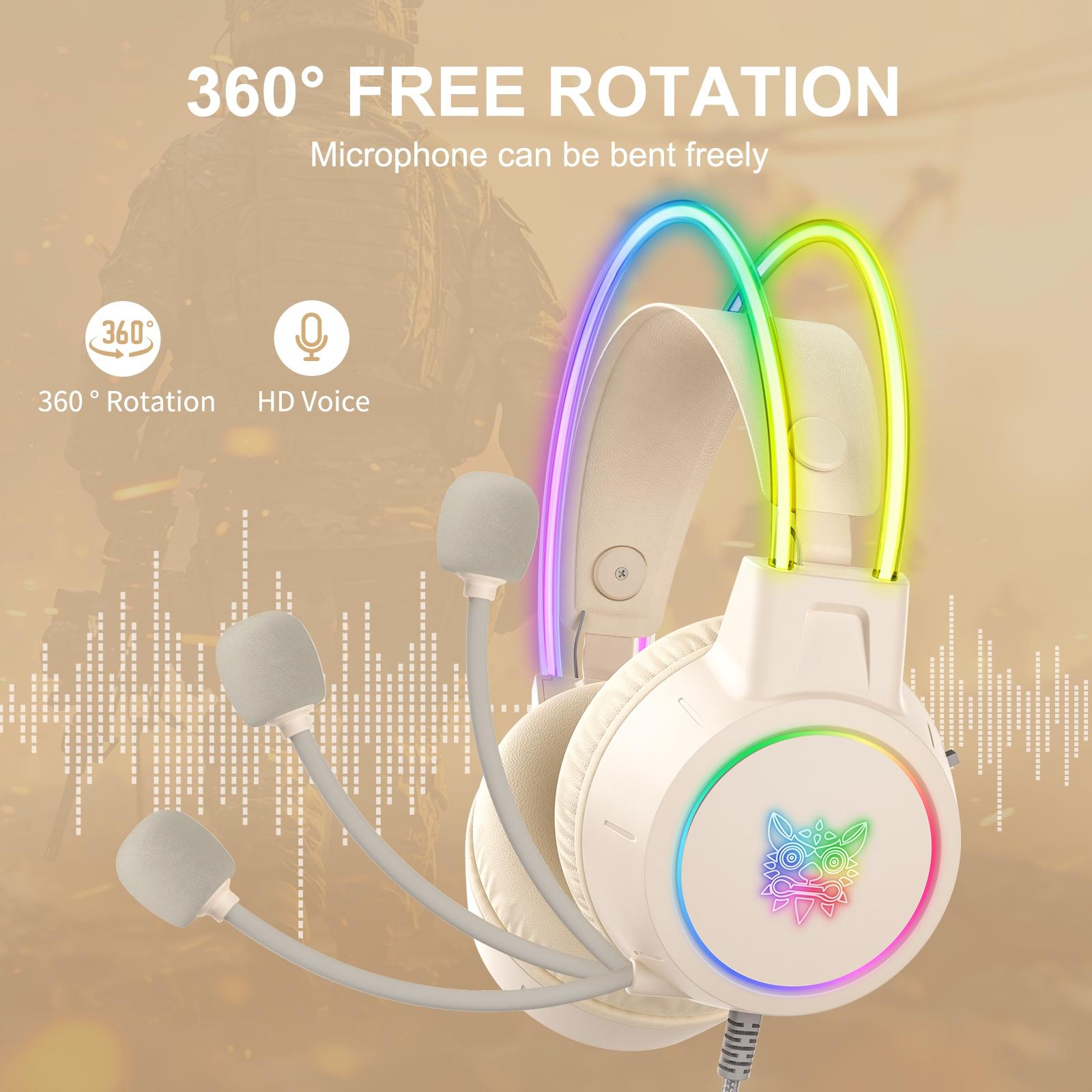 Symphony Wired Gaming Headset With Mic - Beige