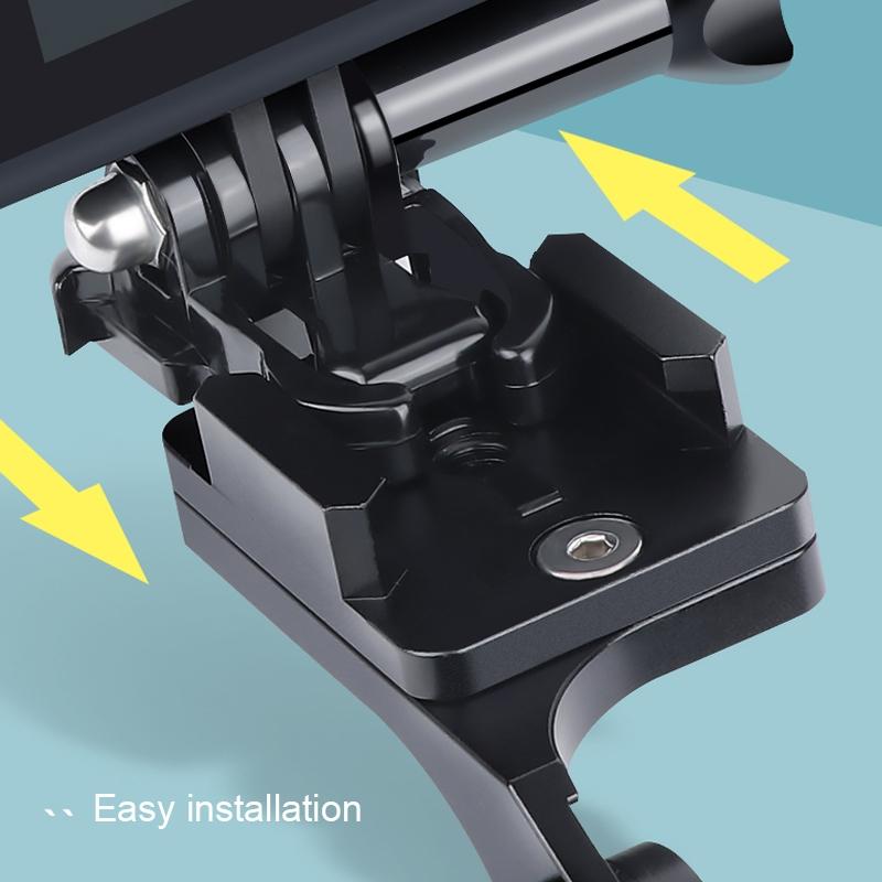 Universal Motorcycle Phone Bracket for Action Cameras - Red