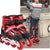 Flash Straight Row Roller Skating Shoes Suit for Children and Adults - Small Size - Red