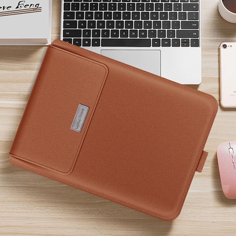 Universal Waterproof Laptop Bag Set With Handle Stand Pen Holder Winders Mouse & Charger Bags - Red