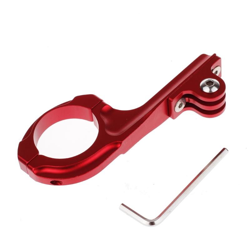 Bicycle Handlebar Holder with Connector Mount for Xiaomi Yi Sport Camera - Red