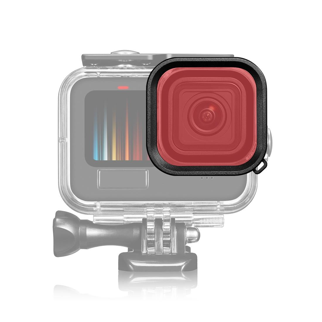 Square Diving Lens Filter for Gopro Hero 9 / 10 / 11 / 12 - Red