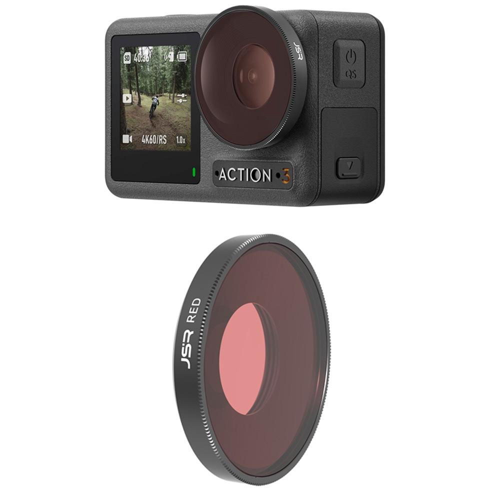 Underwater Lens Filter for Dji Action 3 - Diving - Red