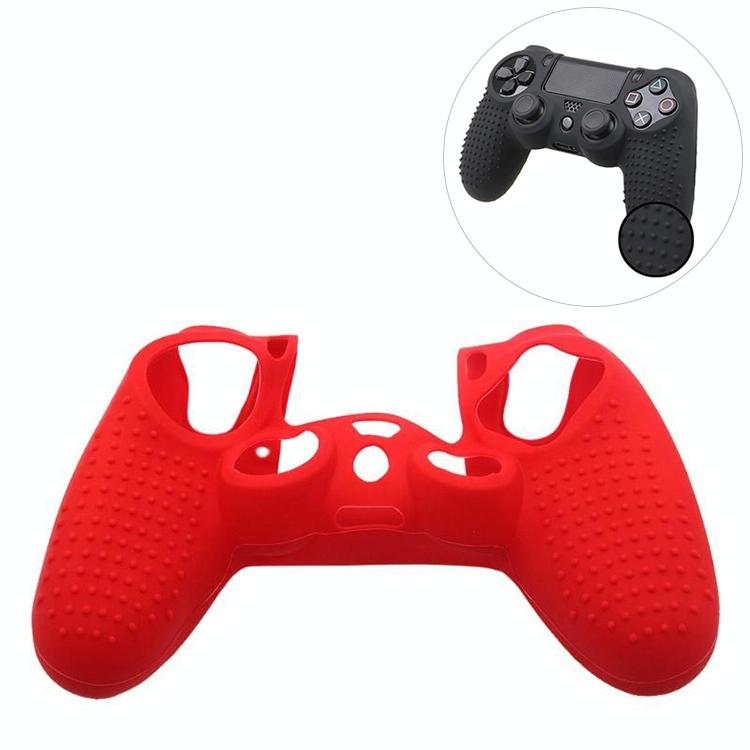 Silicone Protective Case for Sony Ps4 - Non-slip - Red