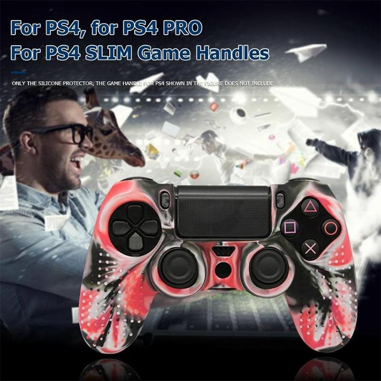 Silicone Protective Case for Sony Ps4 - Non-slip - Red