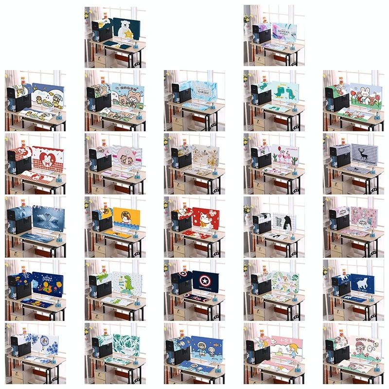 22 Desktop Computer Lcd Monitor Dust-proof Cover - Cloth Material - Lovers Swan