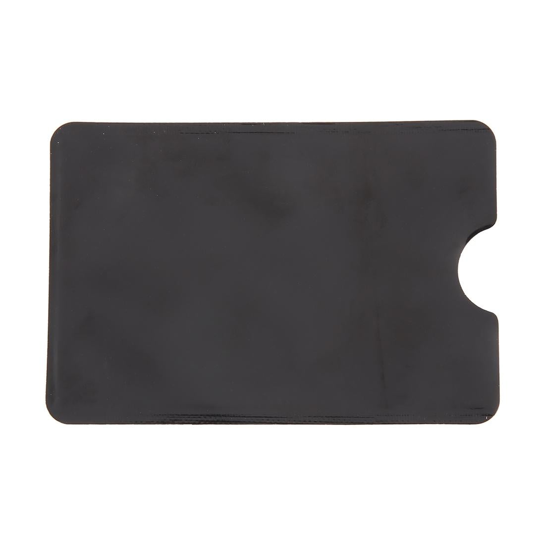 100-piece Rfid Blocking Card Holder - 9x6.3cm Aluminum Foil - Red