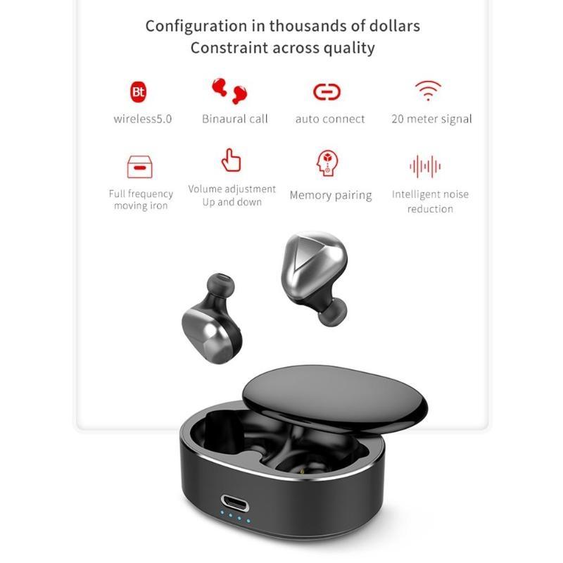 Wireless Noise-cancelling Headphones with Binaural Calls - Red