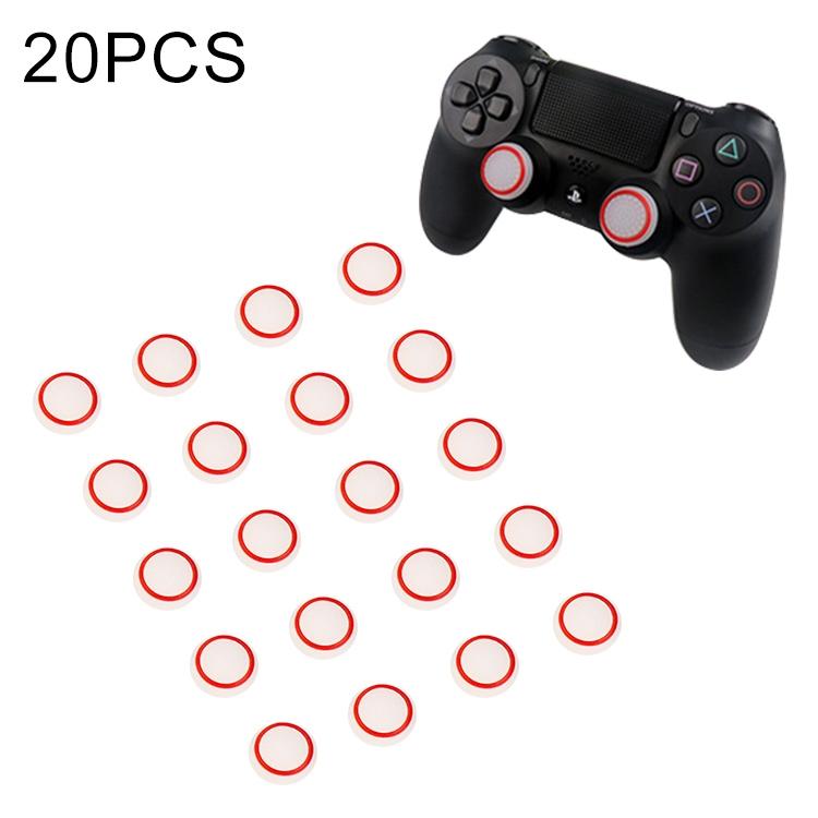 20 Luminous Silicone Gamepad Covers for Ps4 / Ps3 / Ps2 / Xbox360 / Xboxone / Wiiu - Red