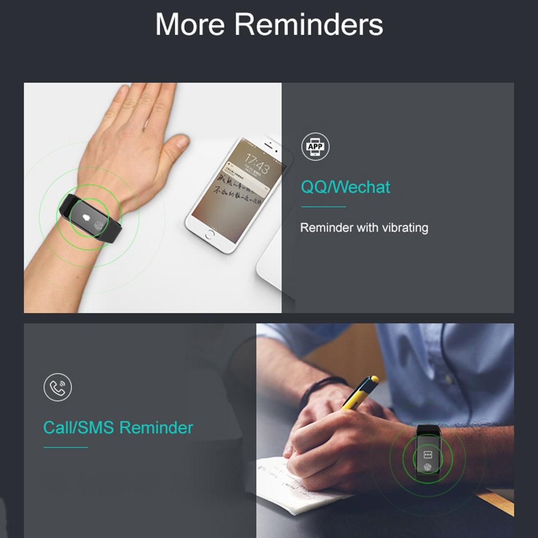 Waterproof Oled Fitness Tracker - Ip67 - Red