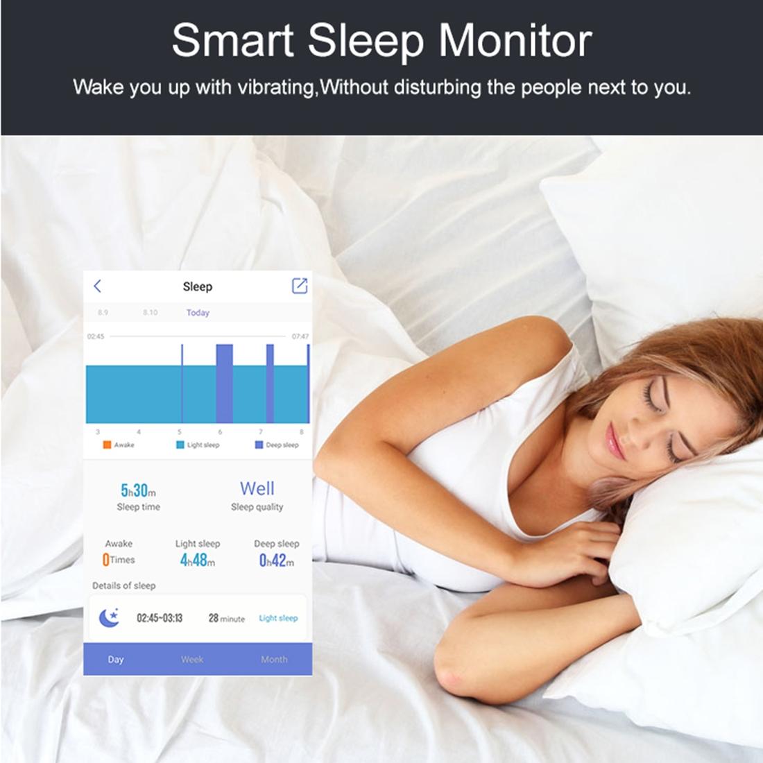 Waterproof Oled Fitness Tracker - Ip67 - Red