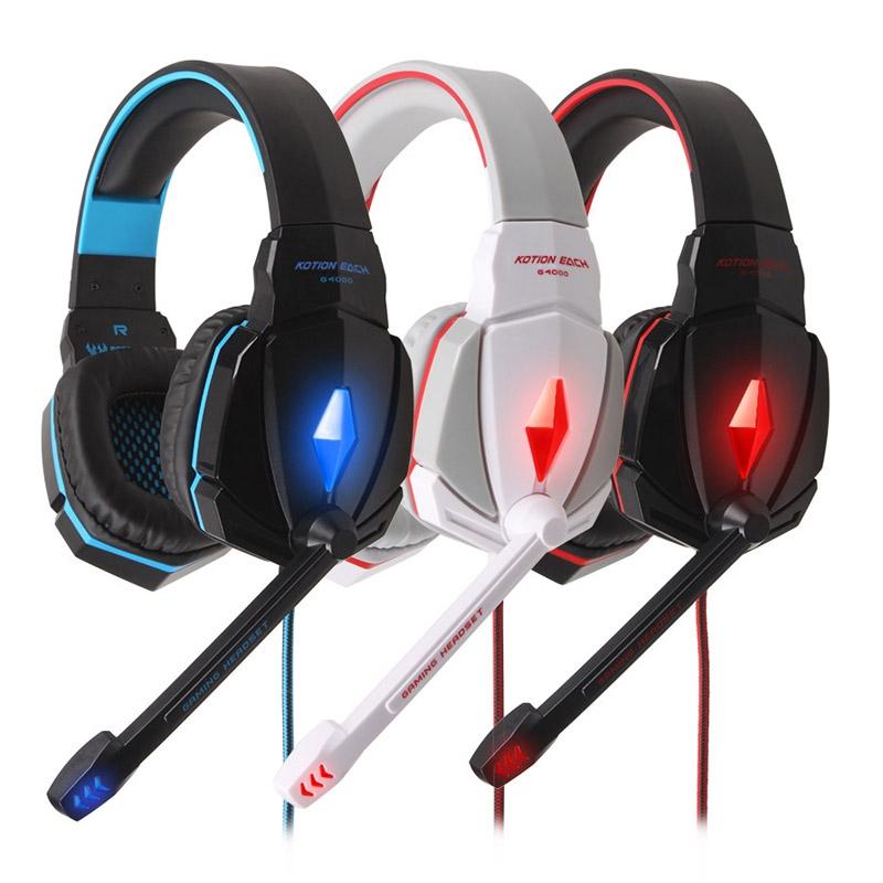 2.2M Gaming Headset With Mic & Led Red