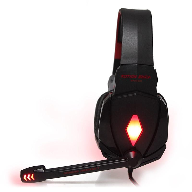 2.2M Gaming Headset With Mic & Led Red