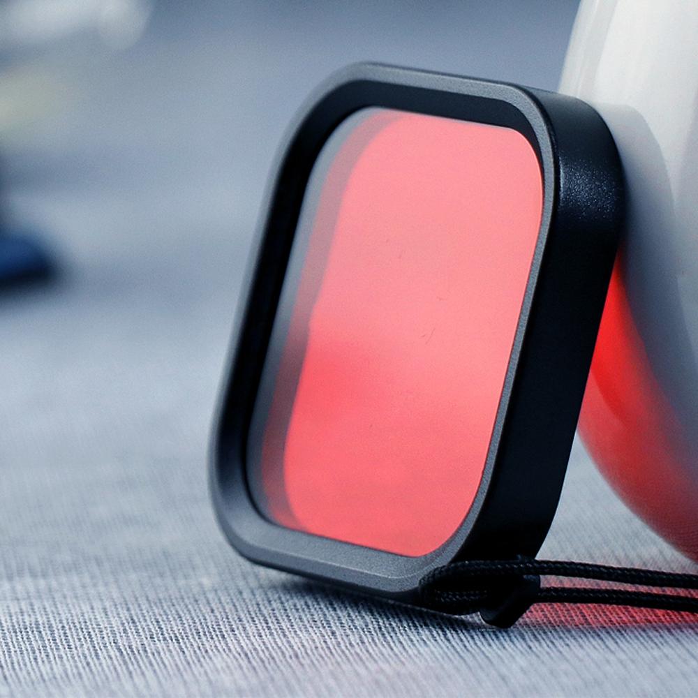 Gopro Hero8 Diving Lens Filter - Square Housing - Red