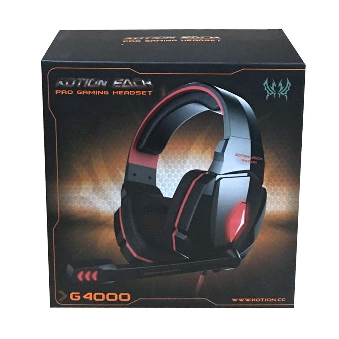 Pc Gaming Headset With Mic Led Volume Control 2.2M Cable Blue / Black - Pc0105R