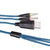 Pc Gaming Headset With Mic Led Volume Control 2.2M Cable Blue / Black - Pc0105R