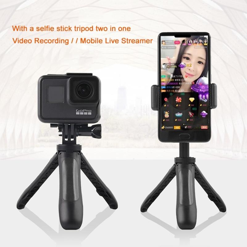 Mini Tripod for Gopro Insta360 Dji Action Cameras - Red