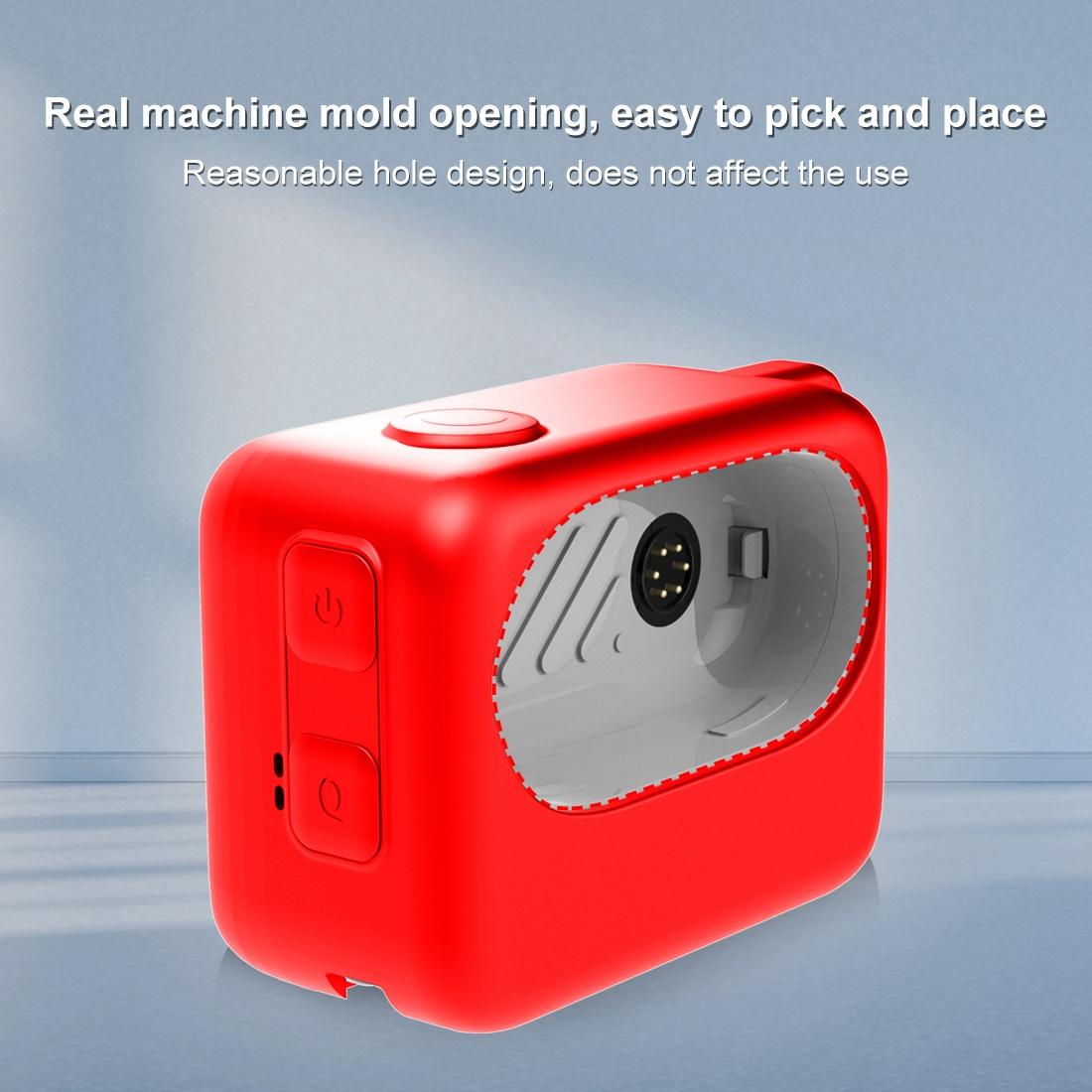 Silicone Charging Case for Insta360 Go 3 Camera - Red