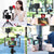 Vlogging Live Broadcast Kit With Led Fill Light Microphone Tripod Mount & Cold Shoe Head - Red