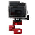 Universal Rearview Mirror Mount for Action Cameras - Red