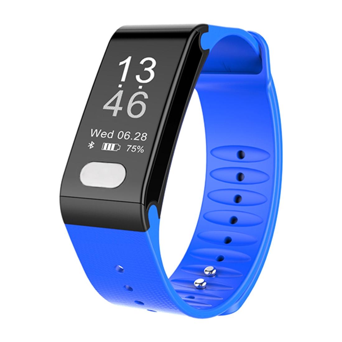 Oled Fitness Tracker With Ecg Heart Rate Bp And Sleep Monitoring - Sports Mode - Red