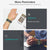 Oled Fitness Tracker With Ecg Heart Rate Bp And Sleep Monitoring - Sports Mode - Red