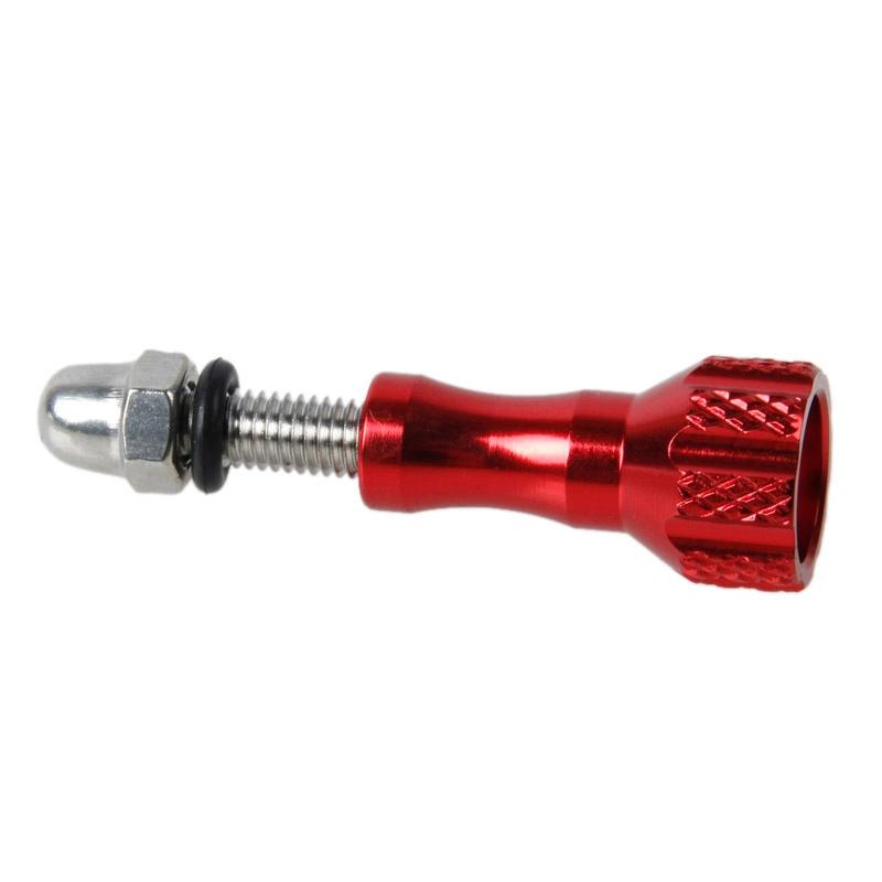 Aluminum Thumb Knob for Gopro Insta360 Dji Action Cameras - 5.8cm - Red