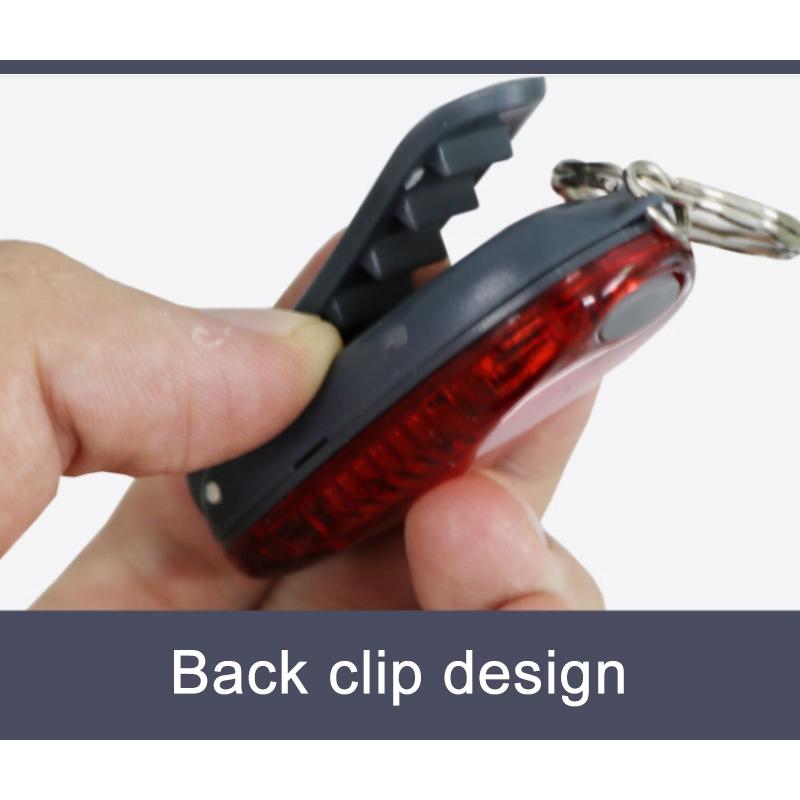 Versatile Bike Light For Safety & Convenience - Red