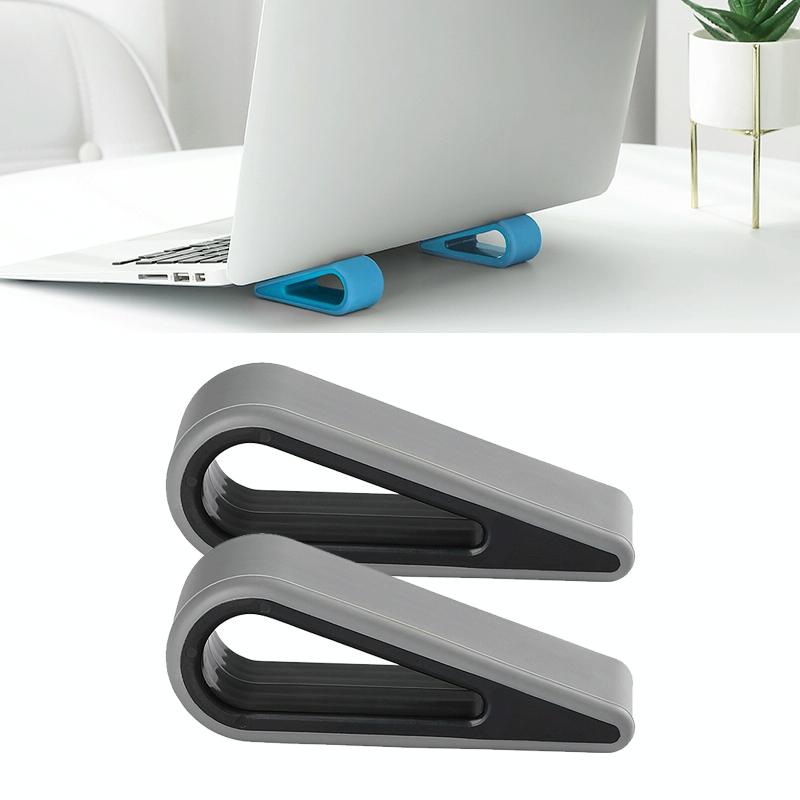 Adjustable Notebook Stand for Improved Cooling and Comfort - Red