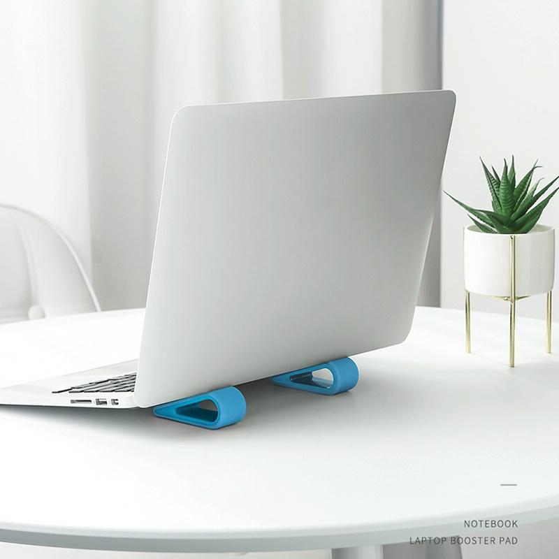 Adjustable Notebook Stand for Improved Cooling and Comfort - Red