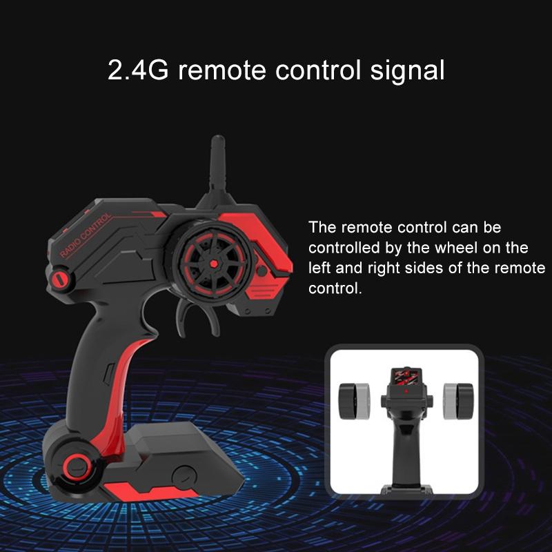 1 16 Wireless r / c Drift Car - 2.4g Remote Control Off-road 4wd Red