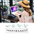 Adjustable Foldable Laptop Stand with Fans & Mouse Pad - Portable Aluminum - Red