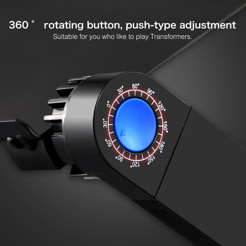 Adjustable Foldable Laptop Stand with Fans & Mouse Pad - Portable Aluminum - Red