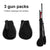 Portable Foldable Golf Ball Bag - Nylon - Black Red
