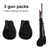 Portable Foldable Golf Ball Bag - Nylon - Black Red